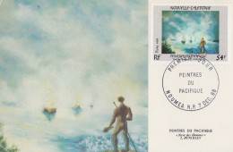 Carte  Maximum  1er Jour   NOUVELLE CALEDONIE   Peintres  Du  Pacifique   1988 - Tarjetas – Máxima