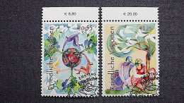 UNO-Wien 502/3 Oo/used, Friedliche Visionen: Aquarelle Von Slavka Kolesar (*1974), Kanadische Malerin - Oblitérés