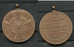 Hohenzollern Denkmünze Für Kämpfer 1848–1849 - Monete Allungate (penny Souvenirs)