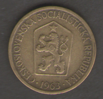 CECOSLOVACCHIA 1 CORONA 1963 - Czechoslovakia