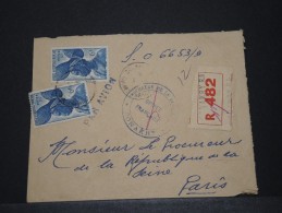 AOF - Env Recommandée De Justice De Conakry (Guinée) Pour Paris - 1955 - A Voir - P17822 - Sonstige & Ohne Zuordnung