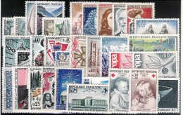 FRANCE : 1965** Année Complete  33 Valeurs ** Y&T = 23,00 Euro - 1960-1969