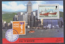 British Antarctic Territory 1997 Hong Kong '97 M/s ** Mnh (29659) - Neufs