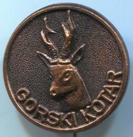 ARCHERY / SHOOTING, Hunter Jager Caccia - LD Gorski Kotar, Croatia, Hunting, Vintage Pin, Badge - Tir à L'Arc