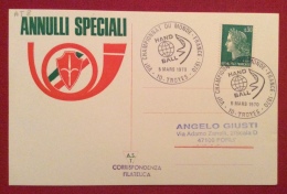 SPORT PALLAMANO HANDBALL FRANCIA  CAMPIONATI DEL MONDO  TROYES 1970 ANNULLO SPECIALE SU CARTOLINA - Handball