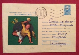 SPORT PALLAMANO HANDBALL  CAMPIONATI MONDIALI A BUCAREST 1975 - BUSTA SPECIALE  VIAGGIATA - Balonmano