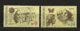Tschechische Republik Czech Republic 1995 MNH ** Mi 76-77 Sc 2954-2955 EUROPA Peace And Freedom. Frieden Und Freiheit. - Unused Stamps