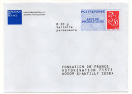 PAP REPONSE--Marianne De Lamouche-Fondation De France--Lot 07P706 Interne NF316/12--LC D/16 1207 - PAP: Ristampa/Lamouche