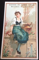 Extrait De Viande Cibils  Bouillon Instantanée Jolie Chromo Jeune Fille Pierre Fontaine - Formato Piccolo : ...-1900