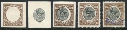 India, Princely State Gwalior, Proof, 3 Different With Normal Stamp, Extremely RARE, Inde Indien - Gwalior