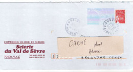 PAP Marianne De Luquet--2004--cachet Rond AUGE-79--Lot B2K/0308343--Personnalisé Scierie Du Val De Sèvre - PAP : Bijwerking /Luquet