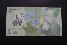 RUMÄNIEN -  1 Leu   Banknote   POLYMER RUMÄNIEN   Romania   POLYMER P BANKNOTE - Rumania