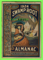 BOOKS, SWAMP-ROOT ALMANAC 1924 - DR. KILMER & CO, BINGHAMTON, NY - 34 PAGES - WEATHER FORECASTS - - Clima/ Tiempo