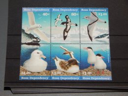 Ross Dependency - 1997 Seabirds Block Of Six MNH__(TH-15561) - Unused Stamps