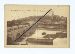 CPA   Très  Abîmée -  La Saône Illustrée -  Gray Et Les Grands Moulins - Gray