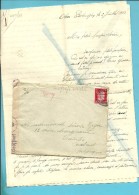 Brief (met Inhoud)  Met Stempel ESSLINGEN  Op 3/7/1943 Naar Waterloo , Met Censuur Gepruft - Guerre 40-45 (Lettres & Documents)
