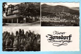 Jonsdorf - S/w Mehrbildkarte 7 - Jonsdorf