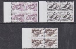 Iceland 1980 Fauna 3v Bl Of 4 ** Mnh (29667) - Unused Stamps