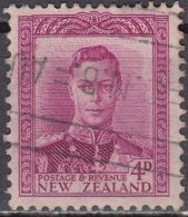 New Zealand 1938 Michel 244 O Cote (2005) 0.30 Euro Roi George VI - Oblitérés