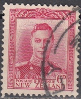 New Zealand 1938 Michel 246 O Cote (2005) 0.30 Euro Roi George VI Cachet Rond - Usati