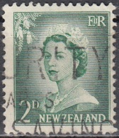 New Zealand 1955 Michel 356 O Cote (2005) 0.25 Euro Reine Elizabeth II - Used Stamps