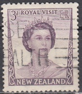 New Zealand 1953 Michel 330 O Cote (2005) 0.25 Euro Reine Elizabeth II - Used Stamps