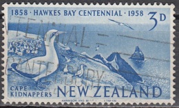 New Zealand 1958 Michel 379 O Cote (2005) 0.25 Euro Fou Austral Sur Cape Kidnappers - Used Stamps