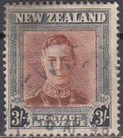 New Zealand 1947 Michel 298IIX O Cote (2005) 1.50 Euro Roi George VI Cachet Rond - Gebraucht