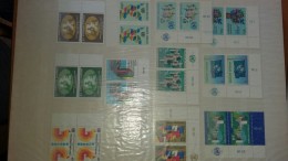 0114: UNO- Wien ** Ausgaben, Meist Viererblocks Mit Tabs 1979- 1991, Siehe 24 Abbildungen - Collections