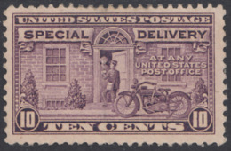 !a! USA Sc# E15 MNH SINGLE (Gum Disturbed) - Special Delievery: Postman And Motorcycle - Service