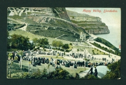 WALES  -  Llandudno  Happy Valley  Used Vintage Postcard As Scans - Denbighshire