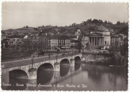 TO40 !!! TORINO PONTE VITTORIO EMANUELE 1955 F.G. !! - Bruggen