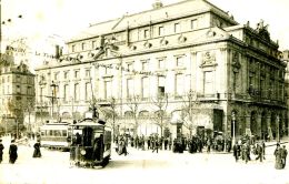 N°49505 -cpa Rouen -le Théâtre Des Arts -tramway- - Strassenbahnen