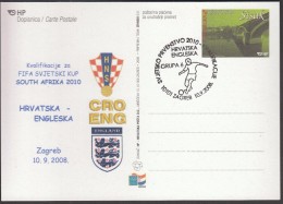 Croatia Zagreb 2008 Soccer Football World Championship South Africa 2010 Qualifying Round Group 6 Croatia - England - 2010 – África Del Sur