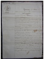 Agen 1835 Vente Par Les Badimon Père Et Fils à Antoinette Balatié, Veuve Mercadet - Manuscripten