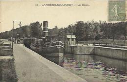 CPA De CARRIERES SOUS POISSY - Les Ecluses. - Carrieres Sous Poissy