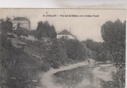 GUILLON  VUE SUR LA RIVIERE ET LE CHATEAU VOUTE - Guillon