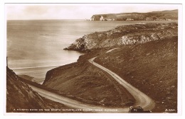 RB 1096 -  Real Photo Postcard - Car On Hairpin Bend Near Durness Sutherland Scotland - Sutherland