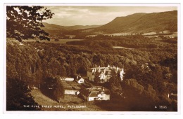 RB 1096 -  Real Photo Postcard - The Pine Trees Hotel - Pitlochry Perthshire Scotland - Perthshire