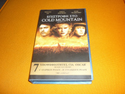 Cold Mountain Jude Law Nicole Kidman - Old Greek Vhs Cassette Video Tape From Greece - Drama