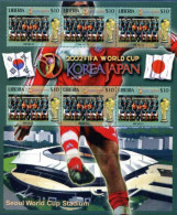 LIBERIA SHEET WORLD CUP KOREA JAPAN SOCCER FOOTBALL MEXICO SPORTS DEPORTES FUTBOL MUNDIAL - 2002 – Corea Del Sud / Giappone