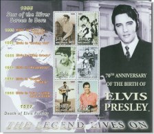 MALDIVES SHEET ELVIS PRESLEY - Elvis Presley