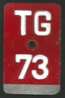 Velonummer Thurgau TG 73 - Placas De Matriculación