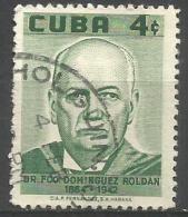 Cuba - 1958 Dr Roldan 4c Used   Sc 591 - Used Stamps