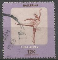 Cuba - 1957 Ballerina 12c Used   Sc C159 - Poste Aérienne