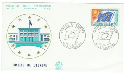 France // Timbres De Service // Y&T 32 FDC 1971 - Brieven & Documenten