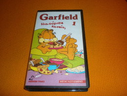 Garfield 1 - Old Greek Vhs Cassette Video Tape From Greece - Cartoons