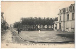 95 - SAINT-LEU - Grande Rue Et Place Des Ecoles - ELD 8 - 1915 - Saint Leu La Foret