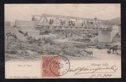 Greece Creta Kreta 1904 Picture Postcard CANDIE To BELGIUM Pont De  Gazi - Crete