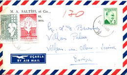 TURQUIE. Belle Enveloppe Ayant Circulé En 1959. Atatürk. - Lettres & Documents